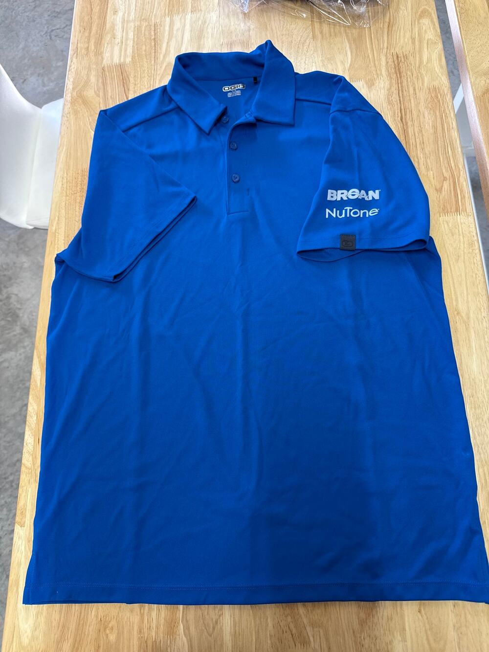 NWT Ogio Mens BROAN NuTone Blue Polo Size L